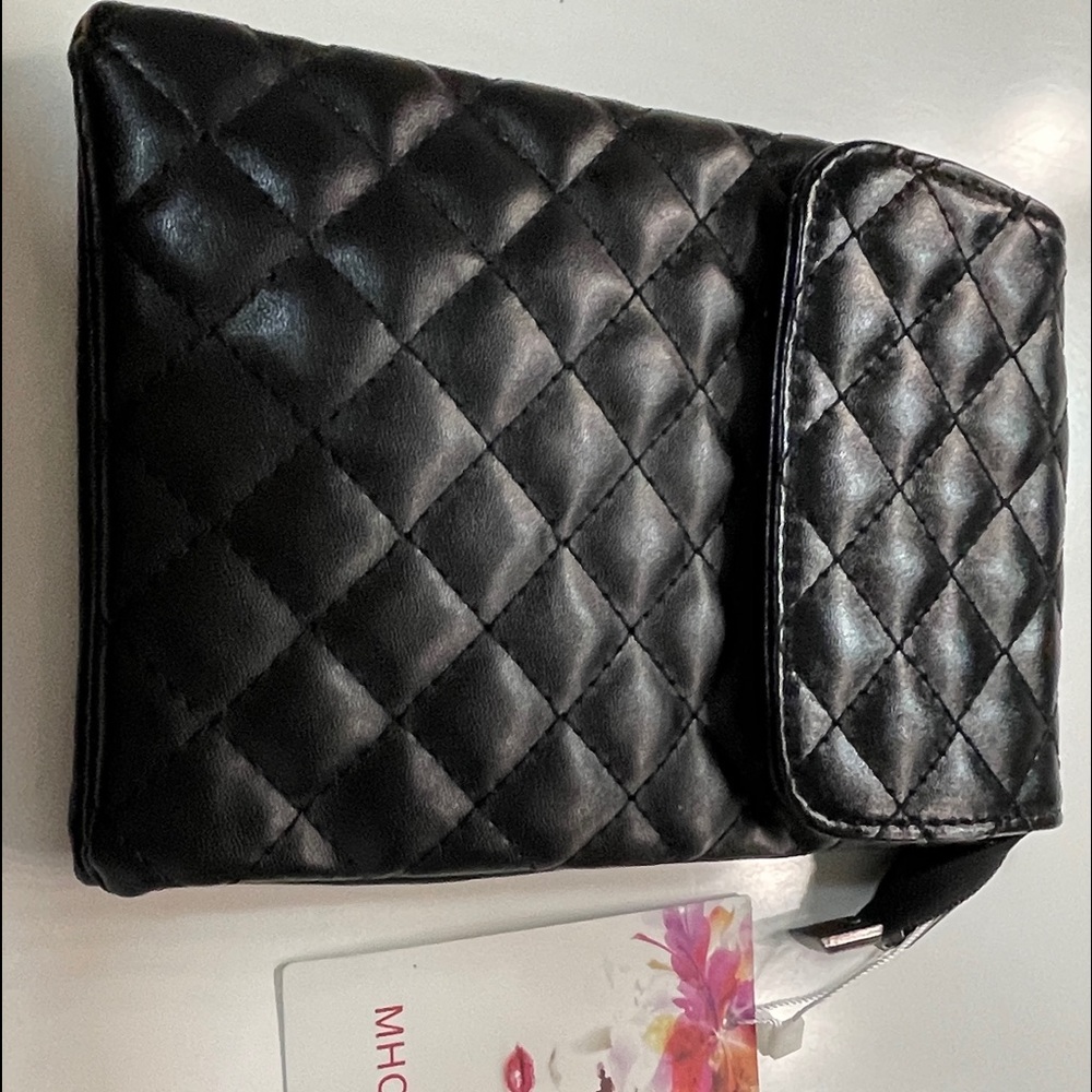 Small Black Quilt Purse